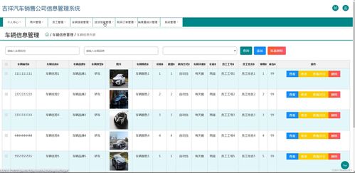 吉祥汽車(chē)銷(xiāo)售公司信息管理系統(tǒng)設(shè)計(jì)與實(shí)現(xiàn)